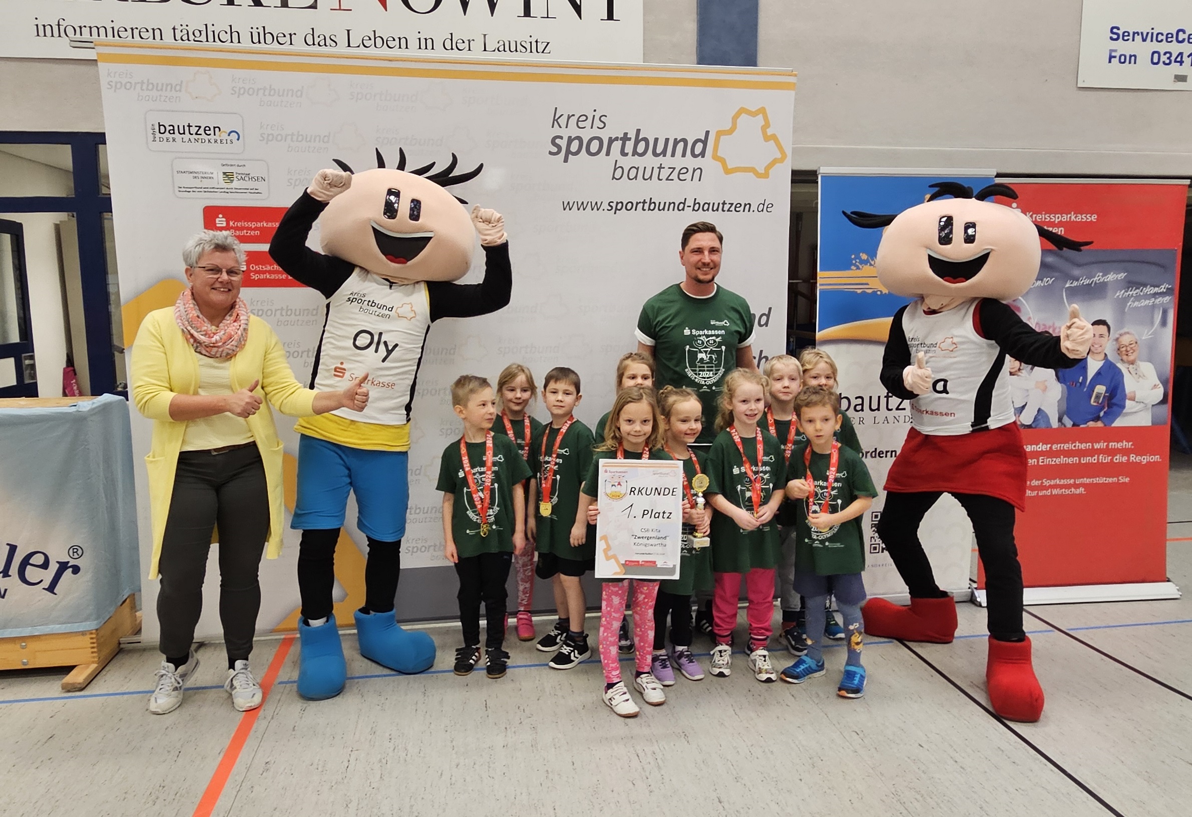 Sportbund Bautzen Newsbild - Startschuss für die Kita-Olympiade 2024